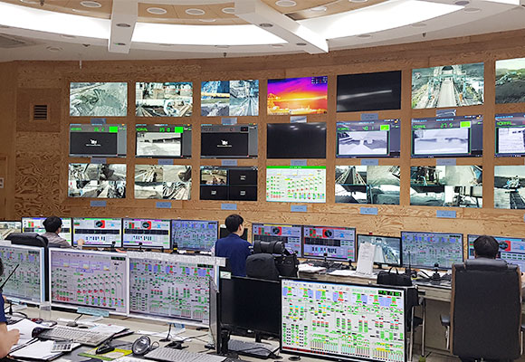 화력발전설비 현장 사진