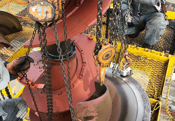 기계 점검 사진