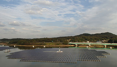 2017.12.26-멱우 수상태양광저수지 준공(경기 화성시) 사진