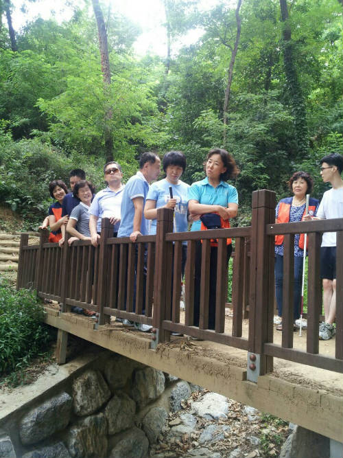 맹인선교원 산책 나들이 봉사