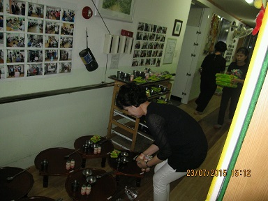 선심 노인의 집 방문