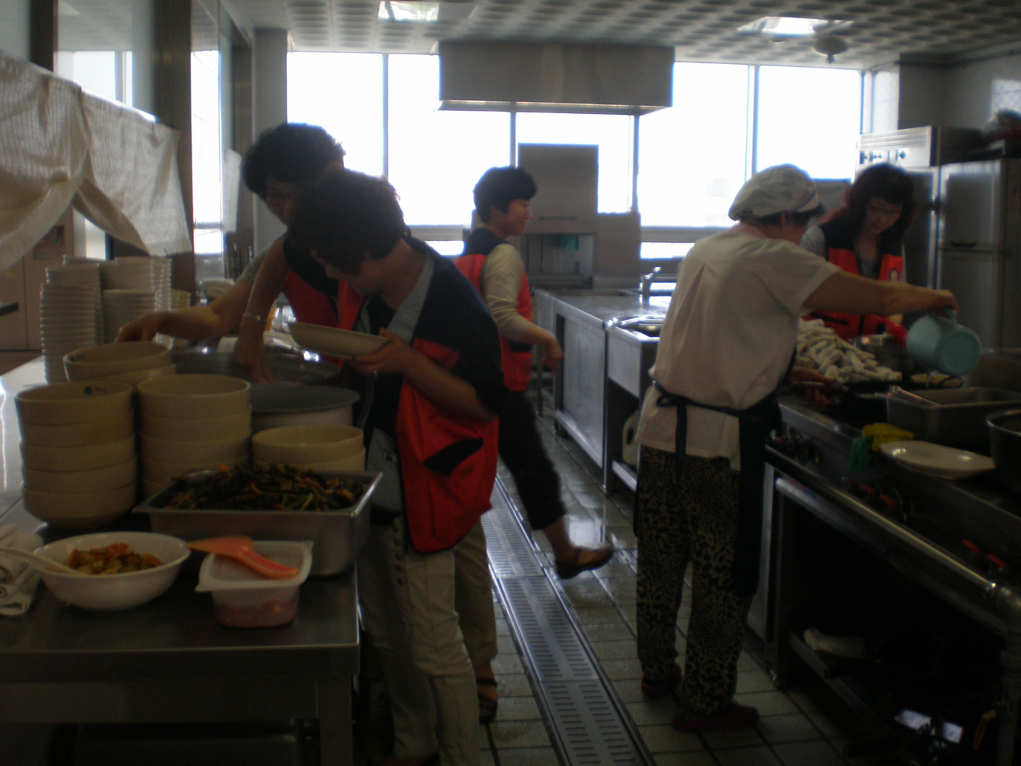 무료급식 노력봉사