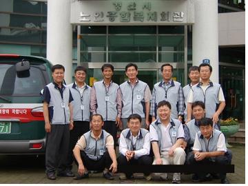 경산지점 봉사단, “이 맛에 봉사활동…” 어르신400인분식사거뜬히해결