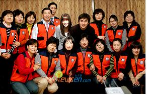 북부지점, 영화 ‘마강호텔’ 남녀 주연배우와 사랑의 밥차 행사