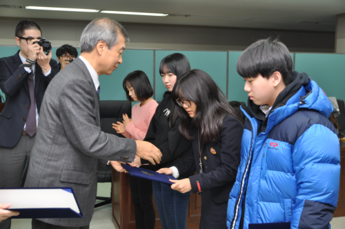북한 이탈주민 후원 및 협력을 위한 협약식 사진
