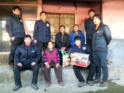 예천지점 독거노인 생필품 전달