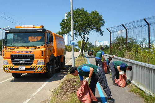 추암해수욕장 환경정화 활동