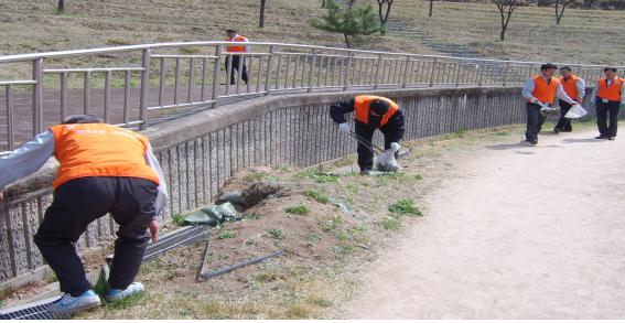 오봉산 공원 자연정화활동 