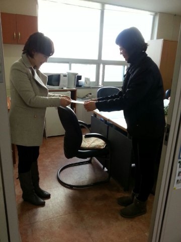 설 명절맞이 소외계층 후원금 전달