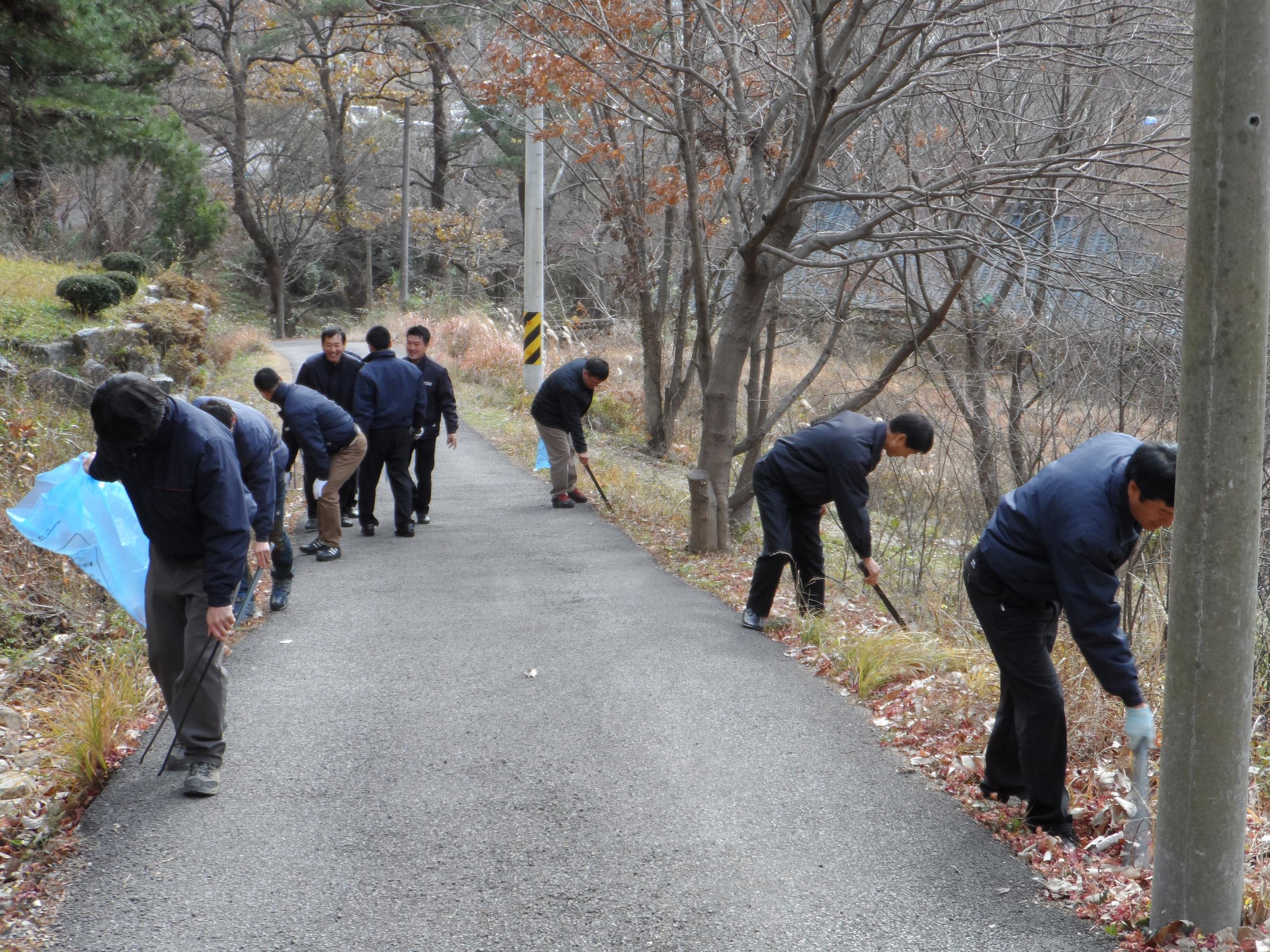 화순 남산입구 환경정화
