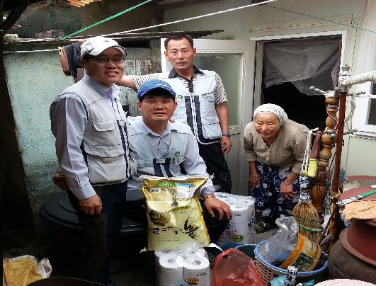 밀양 독거노인 물품 봉사