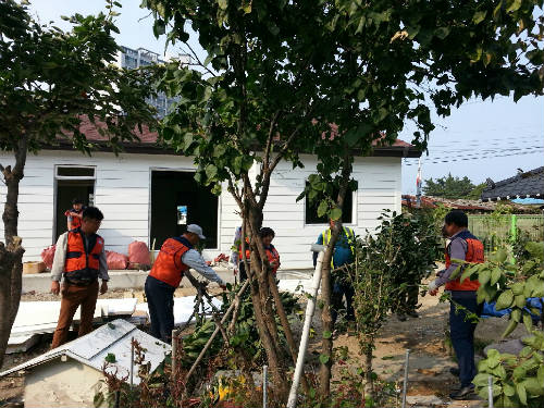 강릉시청 주거지원사업에 따른 자원봉사 지원