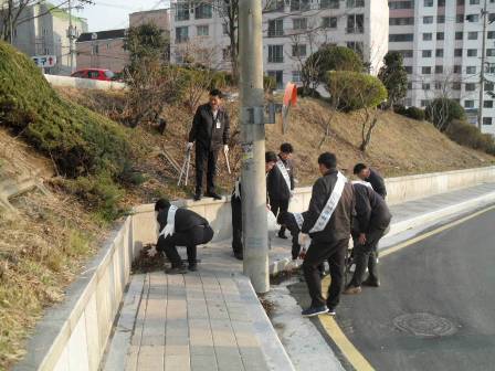 한전사옥주변 및 공원 환경정화활동