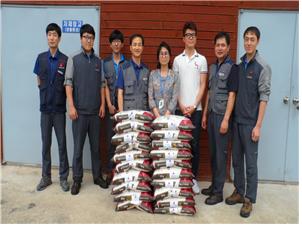 독거노인 20가구 사랑의 쌀 전달