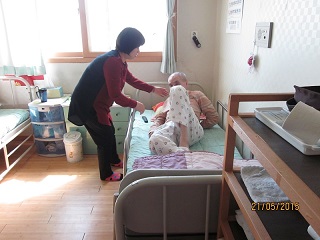 선심 노인의 집 방문