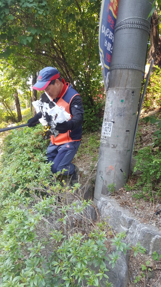 등산로주변 - 환경정화활동 