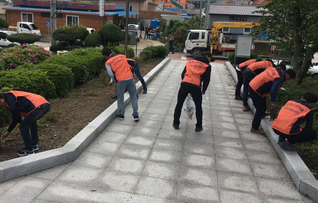 신안지점 나누리사회봉사단 사회공헌활동