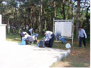 충주지점, “호국보훈의 달” 앞두고 탄금대 주변 정리 등