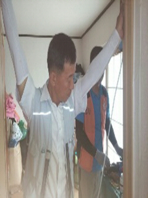 전기설비교체 장면