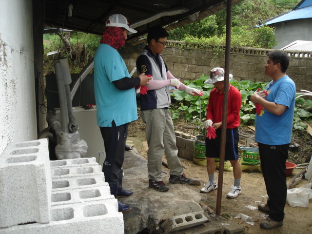 예천지점 독거노인 보일러실 증축