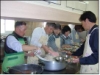 포항지점, 복지관 무료급식소 배식