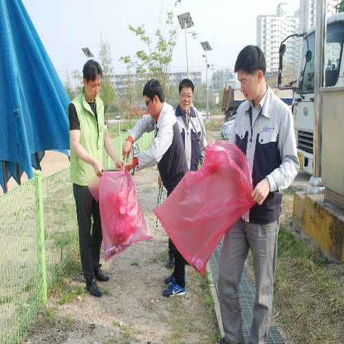증평보강천변 환경정화활동