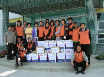 통영지점, 효은노인요양원 사회봉사활동