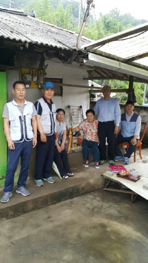 밀양 상남면 독거노인 물품봉사