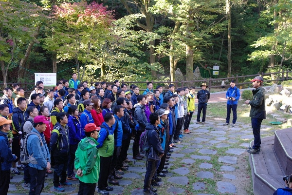2014년 추계체육행사 단체 사진 (측면)