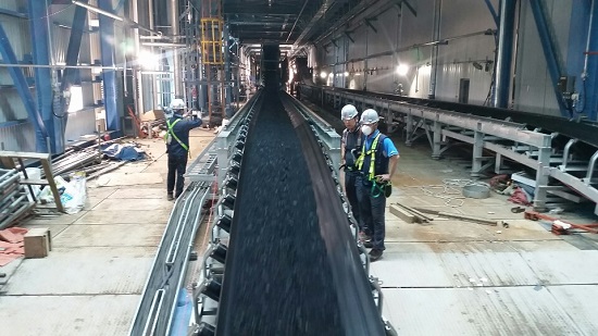 신당진사업소 - Coal Silo Filling 실시 모습