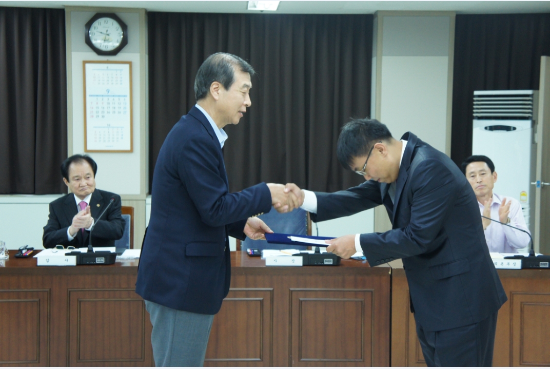 한산을 빛낸 얼굴」네번째(9월) 포상